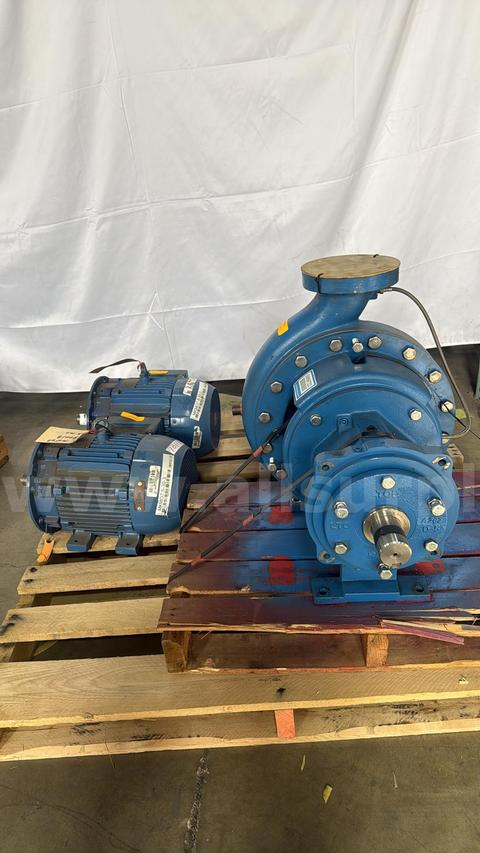 Summit Pump 2196 L10 3x4-13 Stainless Steel Centrifugal Pump with WEG 7.5 HP Explosion-Proof Motors