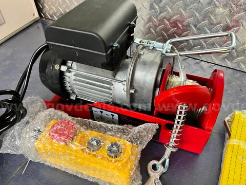 FREE SHIPPING New Electric Hoist w/ Remote Control 440 lb Capacity 110V Material Lift Tool