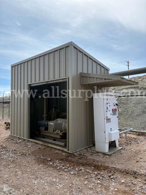 Enclosed Vapor Recovery Unit (VRU), Skid-mounted Rotary Screw Compressor Package