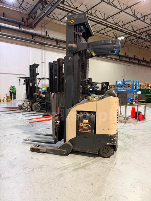 Crown RR5200 Stand Up Reach Electric Forklift