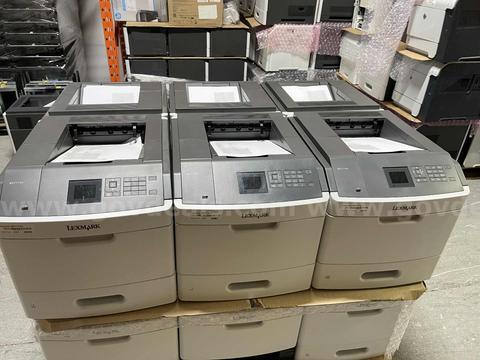 Lot of 12, Lexmark MS711dn Monochrome Laser Printer – Clean & Tested, Working (No Cartridge)