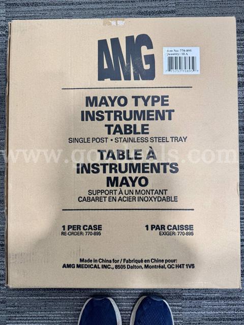 AMG MAYO TYPE TABLE - new tables