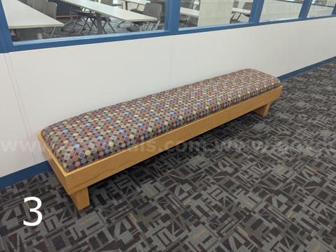 3 Upholstered Benches