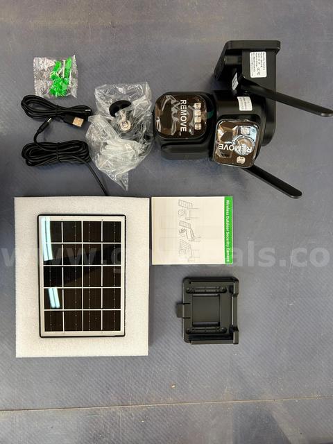 Free Shipping - NEW - Dual Lens 2K WiFi Outdoor Security Camera – 5G/2.4G, Solar Powered, Night Vision, Motion Detection