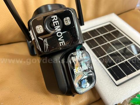 Free Shipping - NEW - Dual Lens 2K WiFi Outdoor Security Camera – 5G/2.4G, Solar Powered, Night Vision, Motion Detection