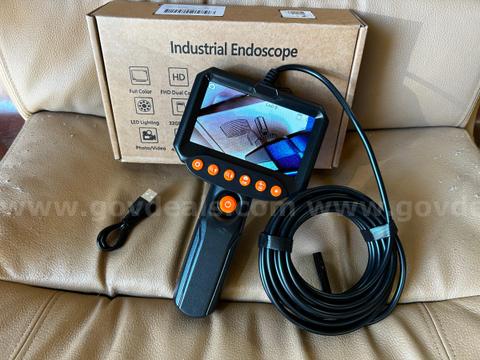 FREE SHIPPING Dual Lens Endoscope Camera, 1920P HD Inspection Scope, 4.3" LCD, IP67 Waterproof