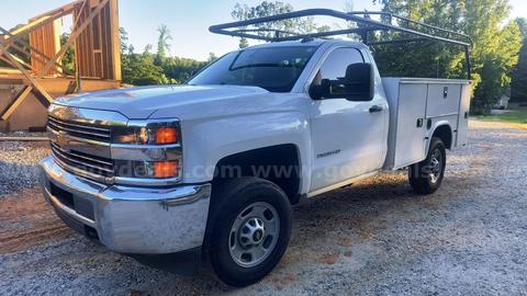 2017 Chevrolet 2500 Service Truck β Utility Box & Ladder Rack - Recent New factory Transmission