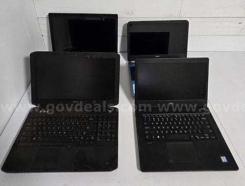 Mixed Lot of 4 Laptop Computers