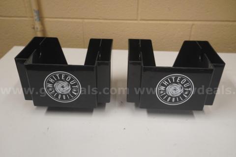 Pair of whiteout Tequila Napkin Holders