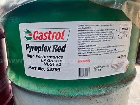 55 GALLON DRUM  CASTROL PYROPLEX RED HIGH PERFORMANCE EP GREASE NLGI #2
