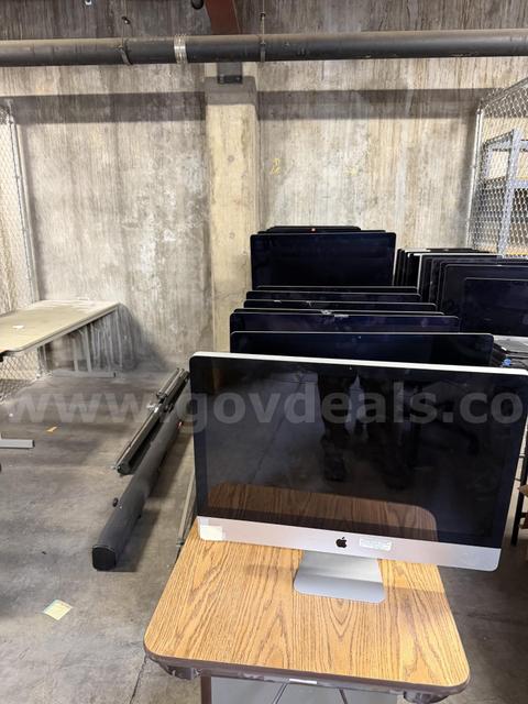 Lot of used iMacs.
