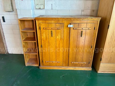 wardrobe, cabinet, and shelf lot 6