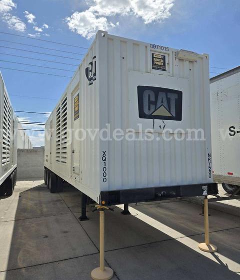 2007 1MW PM3508 CAT GENSET, 40FT TRAILER MOUNTED