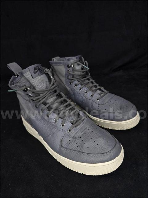 Nike SF Air Force 1 Mid Men's Size 11.5 Grey Basketball Sneakers  SHIPS!