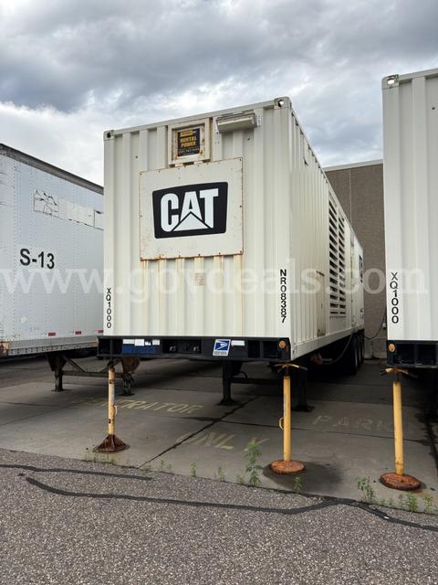 2007 CAT XQ1000 GENSET, 41FT TRAILER MOUNTED