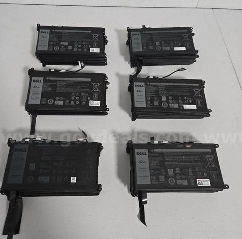 Surplus Lot of 50 Dell 42Wh 11.4V Laptop Batteries