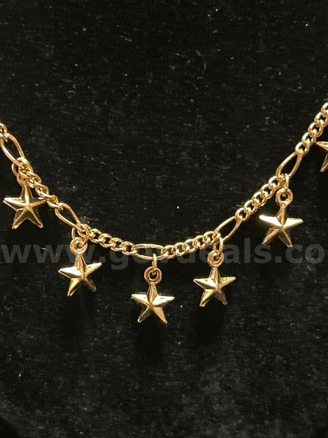 20”, Starfish Necklace. 24K Gold Filled.