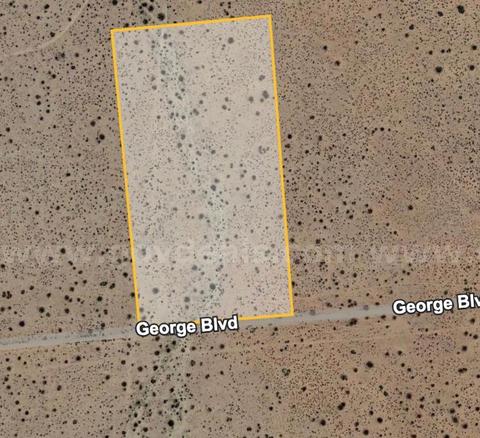 5 Acre Flat Vacant Land on George Blvd – California City, Kern County, CA