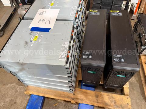 12 IBM FlashSystem 5000 Enclosures w/ 3 Nodes + 2 HPE ML350 Gen10 Dual Xeon Servers β No Drives