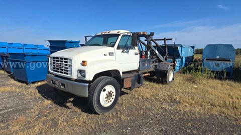 1998 GMC C6500 C7H042 Hooklift Roll-Off Truck