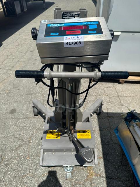 Easy Lift Equipment EL600SP-S Drum Transporter with Doran 8000XL Integrated Scale