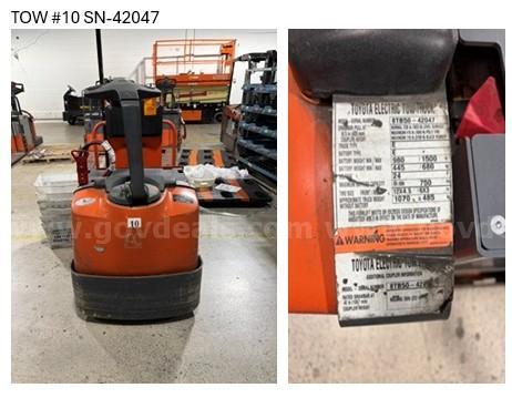 Toyota Electric TOW TRUCK  8TB50-42047 TM10