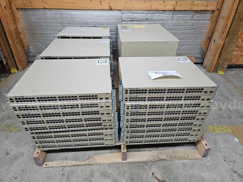Lot of 38 Cisco 48-Port PoE Network Switches ✅