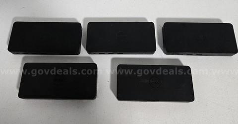Surplus Lot: 5 Dell 4K D3100 USB 3.0 Docking Stations
