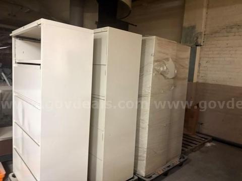 Lateral Cabinets 5 Drawer White qty 10