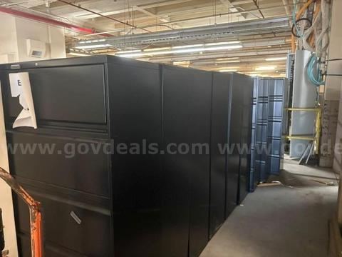 Lateral Cabinets 5 Drawer Black qty 20