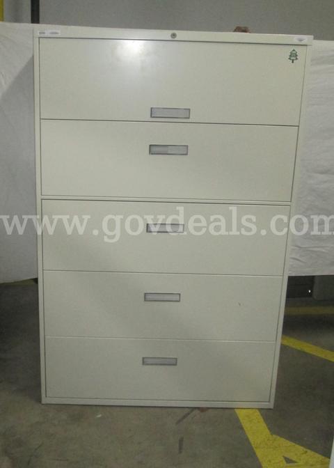 5 Lateral filing cabinets
