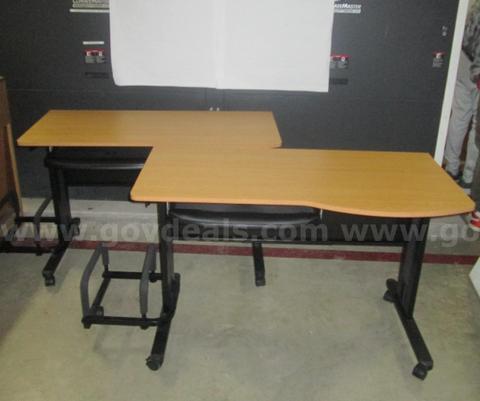 6 Faux-wood finish Computer Desks