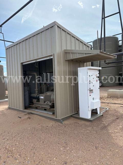 Enclosed Vapor Recovery Unit (VRU), Skid-mounted Rotary Screw Compressor Package