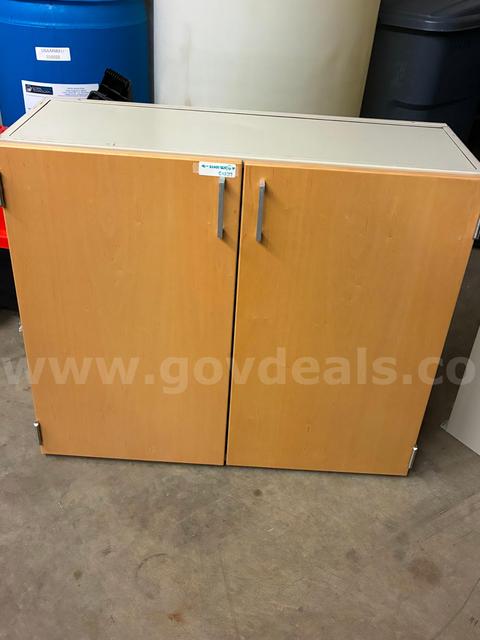 3 - Metal Cabinets with Doors
