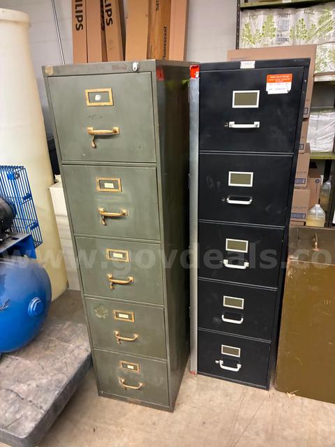 4 - Metal Filing Cabinets