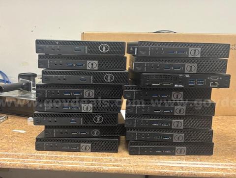 16x Dell OptiPlex PCs, various models
