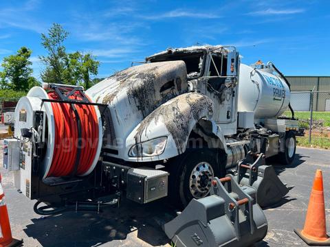 2020 Kenworth T400 Chassis w/ Vactor 850 Ramjet FIRE DAMAGE / SOLD AS IS