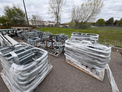 Picnic Tables (Large Lot of Approx. 116 Leg/Bench Supports) plus Braces.