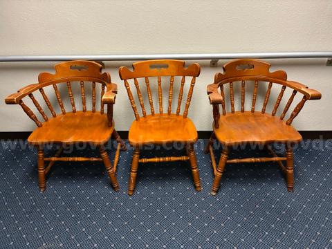 Set of 3 dining chairs