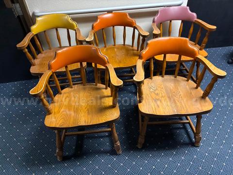 Set of 5 dining chairs