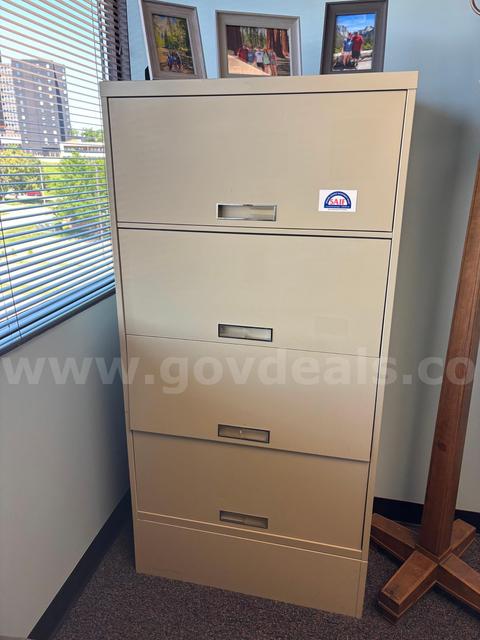 Four-drawer file cabinet
