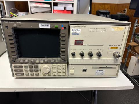 HP 70004A MMS Color Display Mainframe with HP 70340A 1–20 GHz Modular Signal Generator
