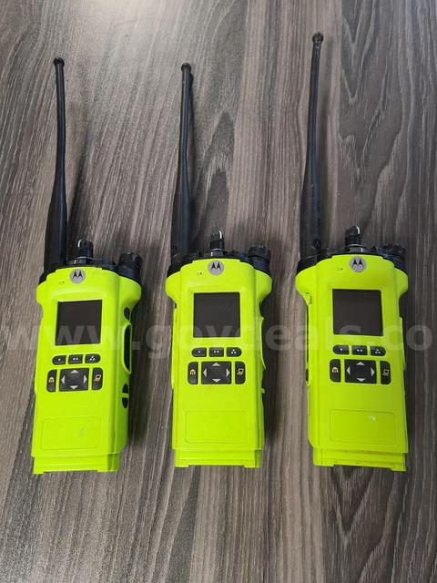 Green Motorola APX6000 700/800 Model 2 Portable Radios