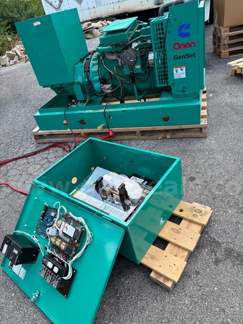 Cummins Onan 45kW Generator w/ 225A Automatic Transfer Switch – 1,072 Hours