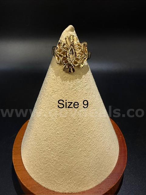 Gorgeous, Ladies, 24 Gold, Size 9, Filigree Ladies Ring