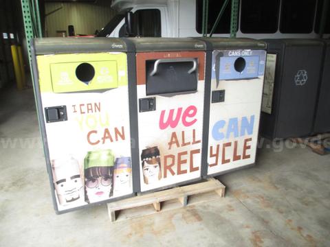Big Belly Solar Recycling Stations