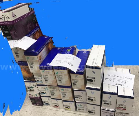 (25) Assorted toners for HP, Cannon, and Lexmark. Compatible Toner Cartridge Replacement for LEXMARK , HP and Cannon