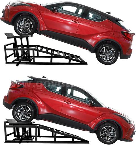 Free Shipping 2PCS 5 Ton Hydraulic Car Ramps 11060lb Heavy Duty Auto Lift NEW
