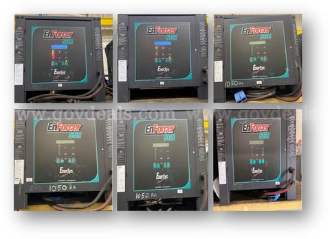 LOT of 6 Industrial Fleet Battery Chargers - Used / Operable