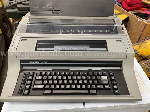 swintec model 7040 electric typewriter